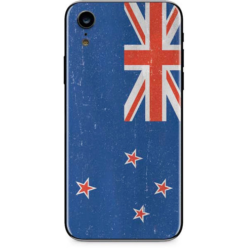 New Zealand Flag Distressed iPhone XR Skin